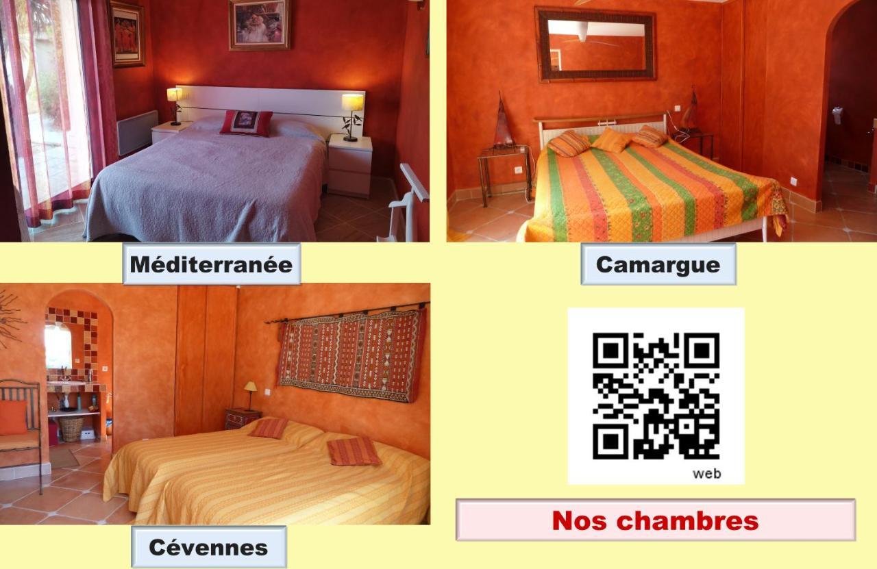 Les Cigalous Bed & Breakfast Restinclieres Екстериор снимка